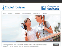 Tablet Screenshot of chalet-suisse.be